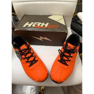HGH EMO Orange Sneakers Mens Walking Running Shoes Outdoor Athletic Size 9‎